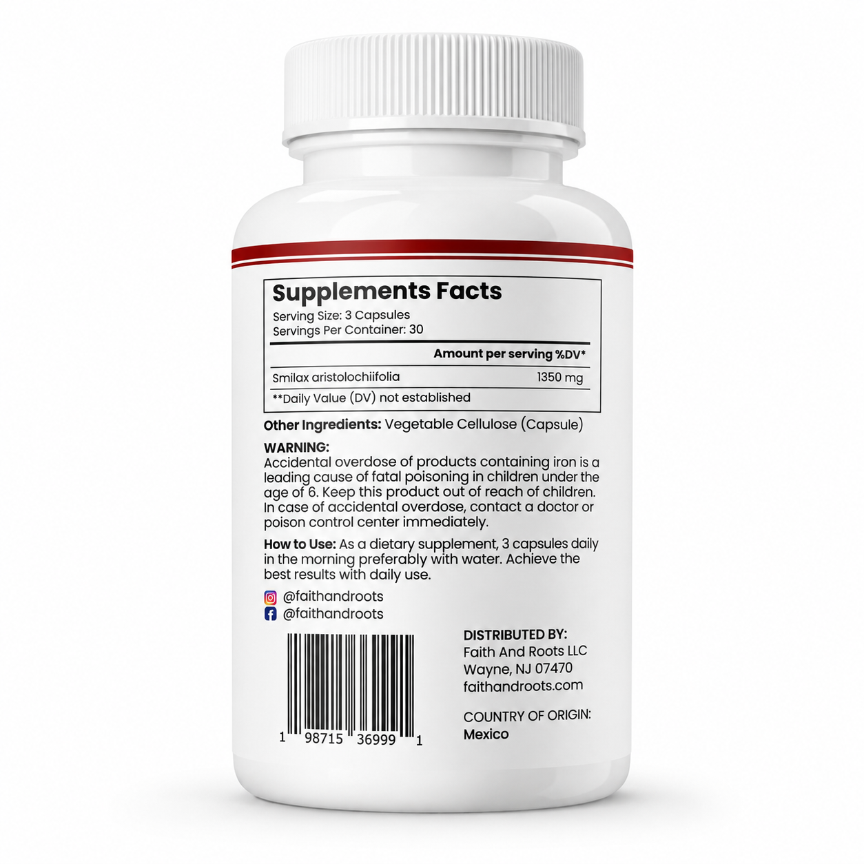 Iron Builder | Plant-Based Iron Support | 90 Capsules