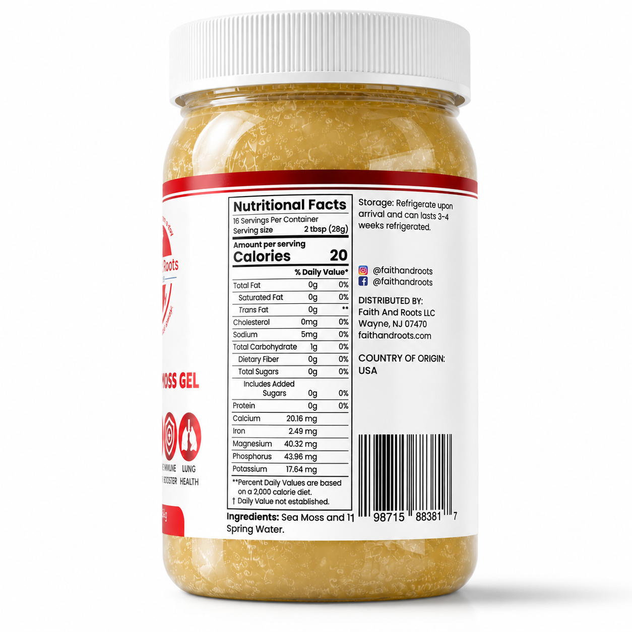 Pure Sea Moss Gel | 16 oz