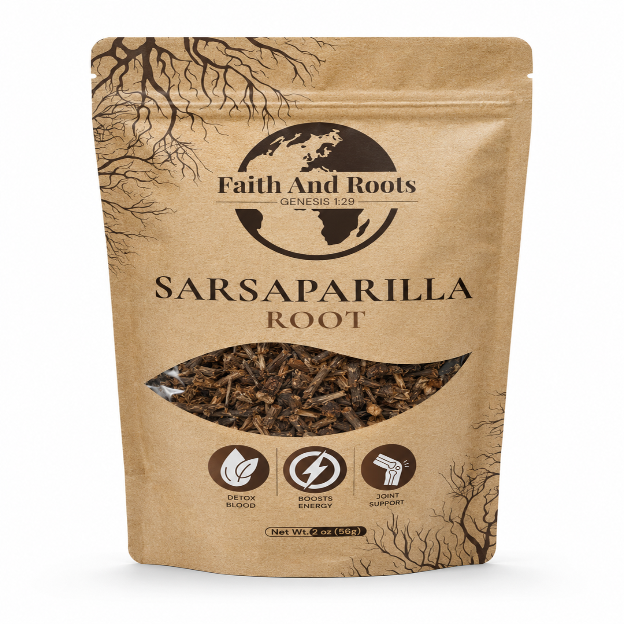 Sarsaparilla Root Pouch | 2oz