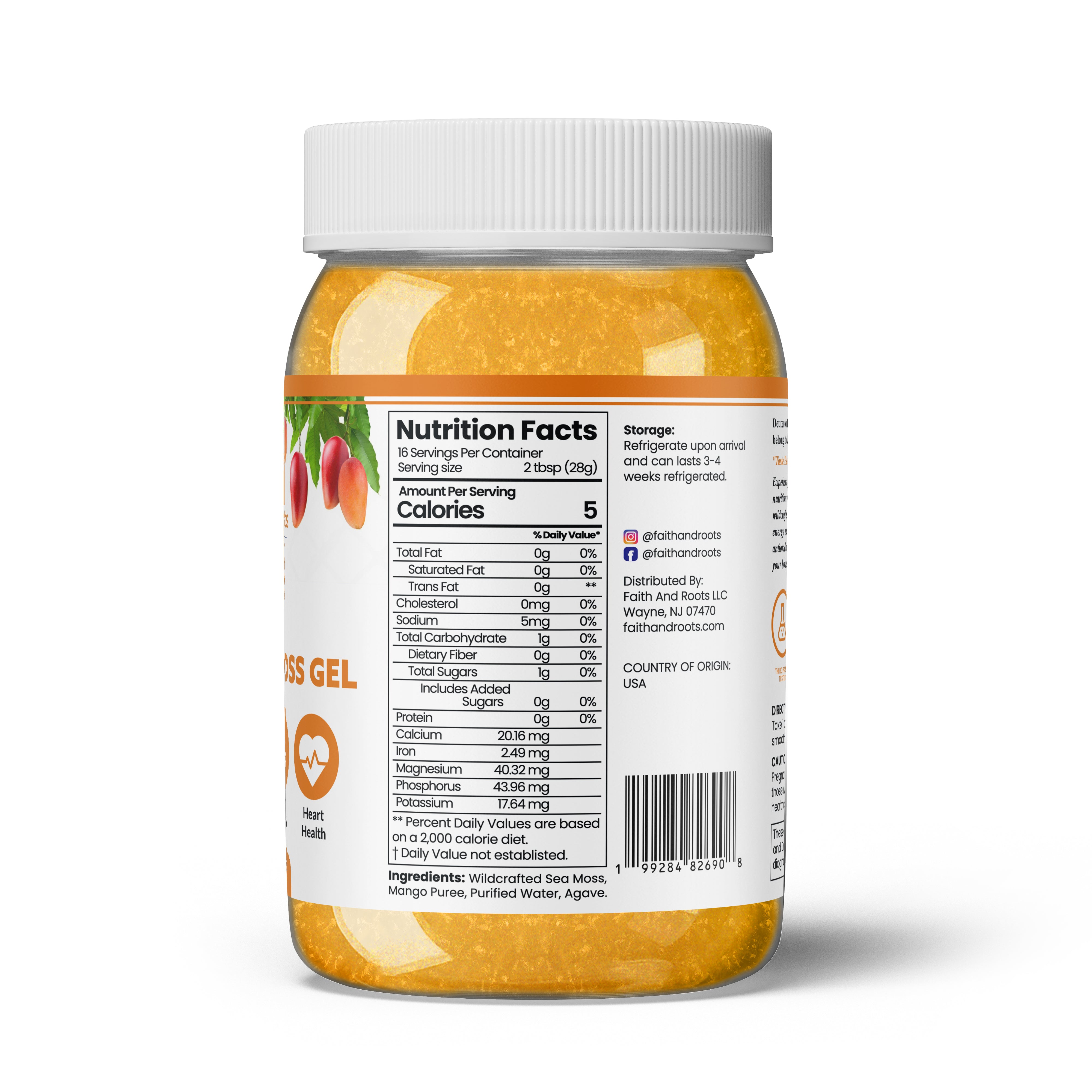 Mango Sea Moss Gel | 16oz